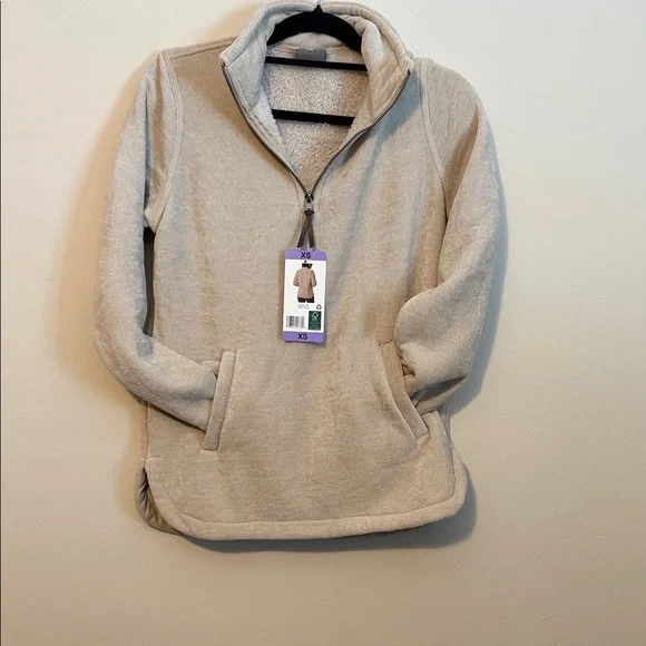 32 Degrees Light Beige Fleece Pullover Women’s xsmall - Picture 5 of 11